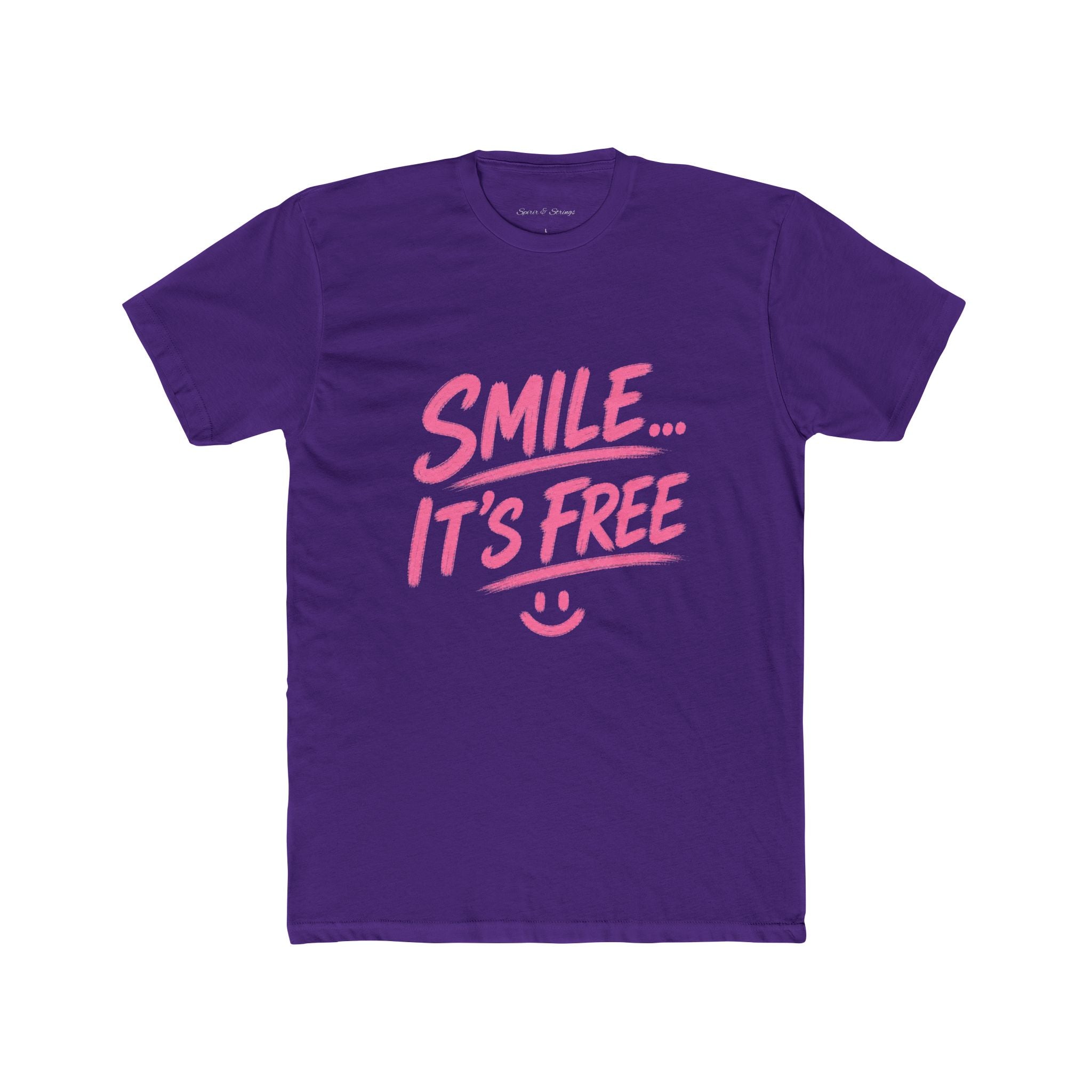 Smile... It’s Free T‑Shirt | Positive Graphic Tee