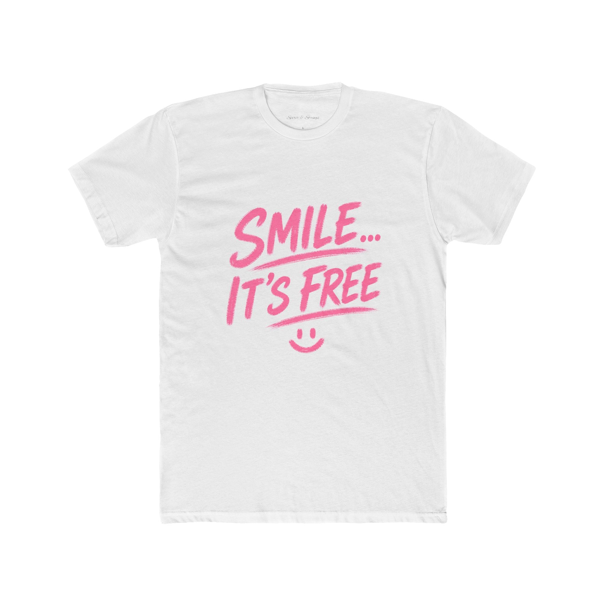 Smile... It’s Free T‑Shirt | Positive Graphic Tee