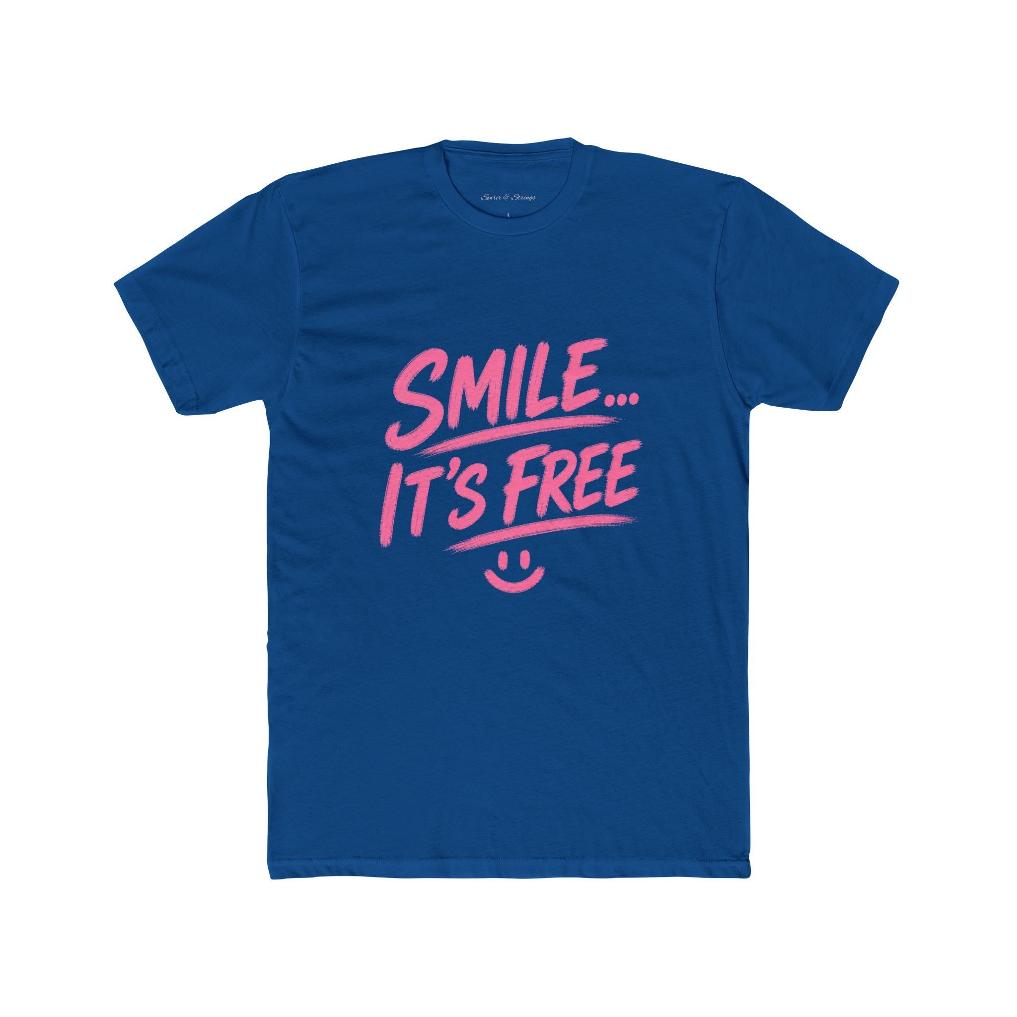 Smile... It’s Free T‑Shirt | Positive Graphic Tee