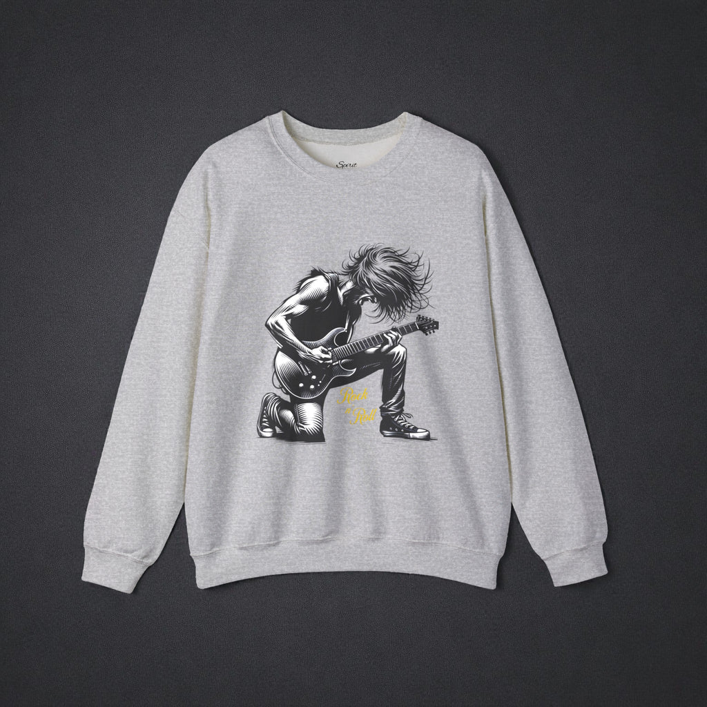 Spirit & Strings Kneeling Rock Guitarist - Mid-weight Sweatshirt