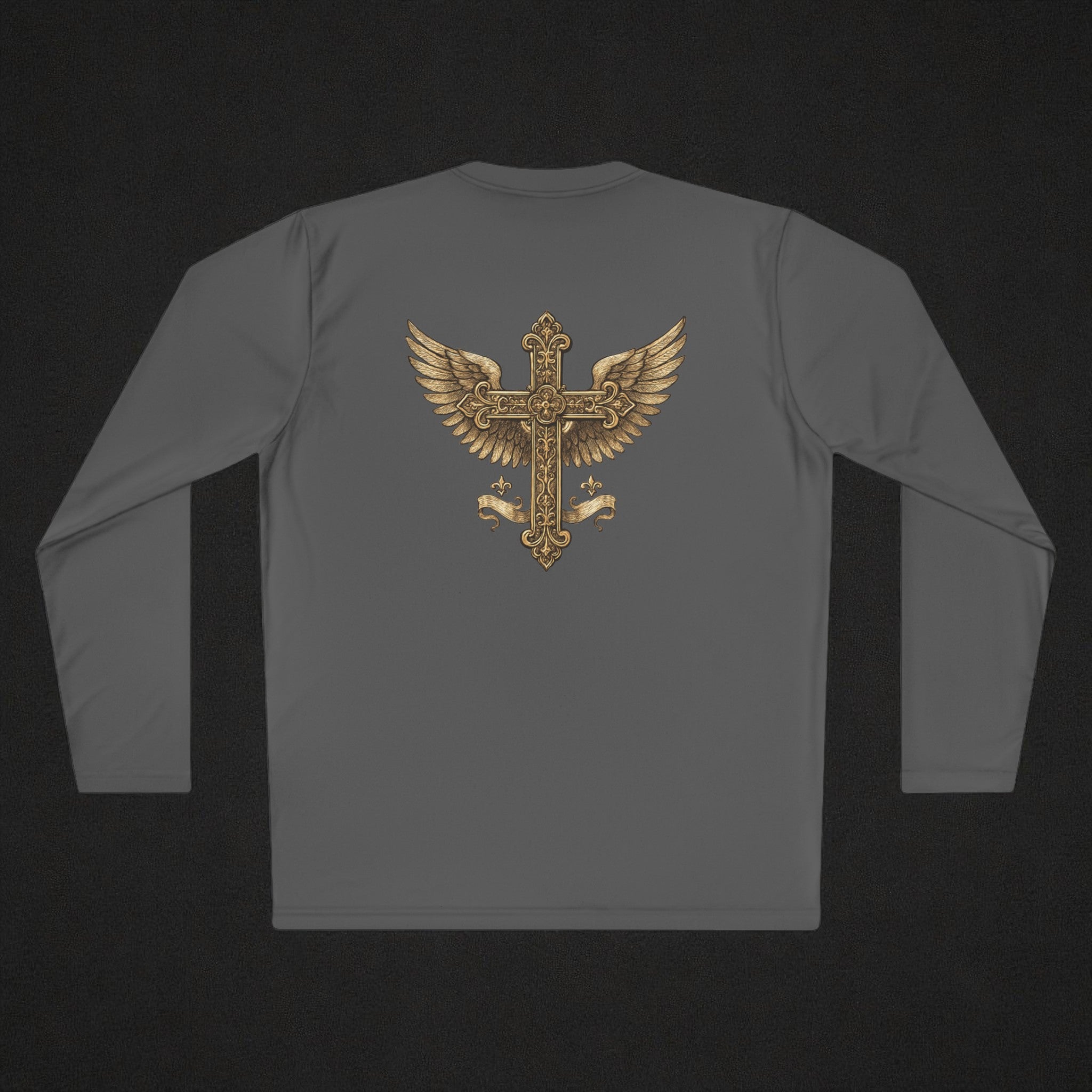 Rock Style Cross & Wings Design  - Lightweight Sweater