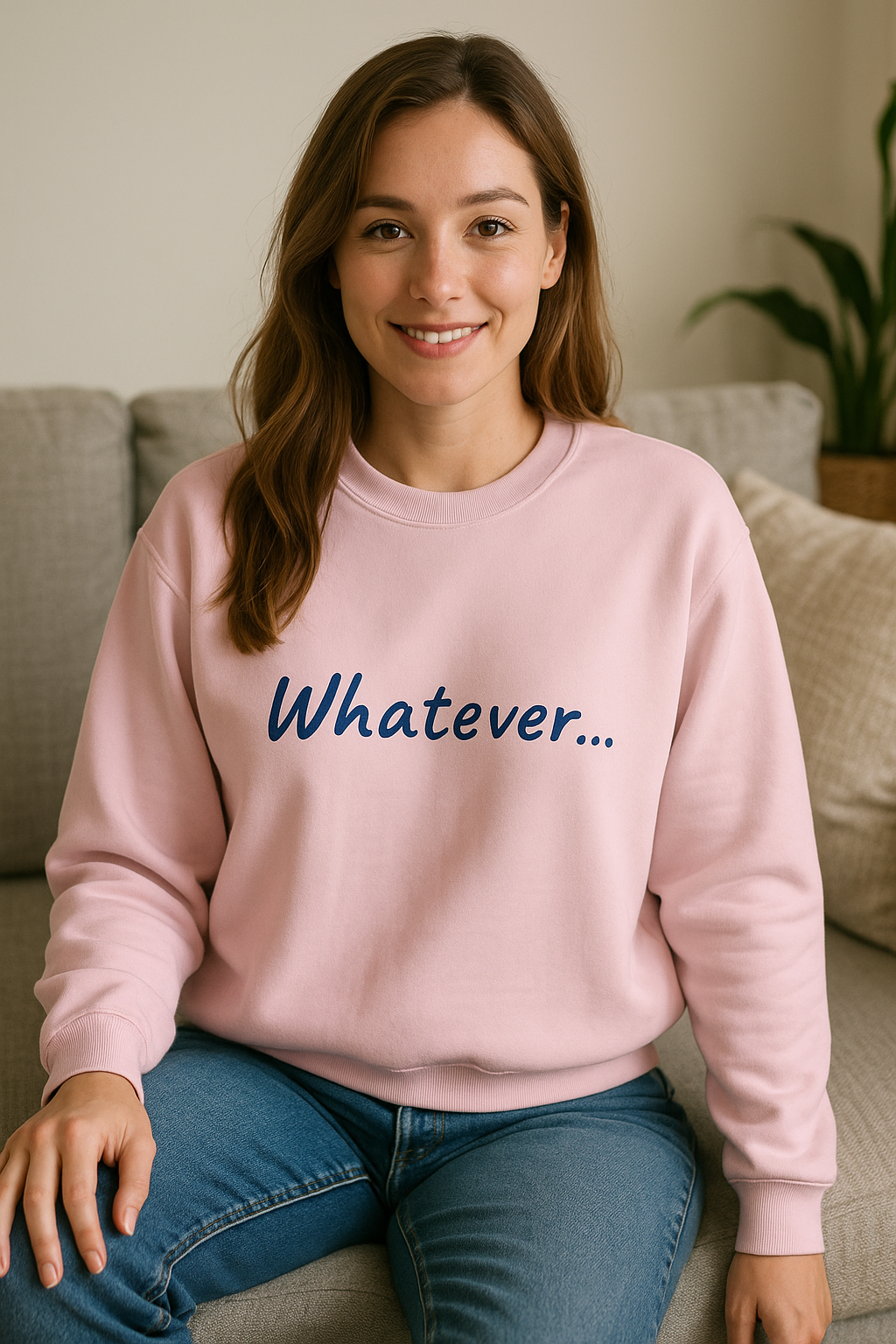 Whatever... Crewneck Sweatshirt | Women's Midweght Sweater