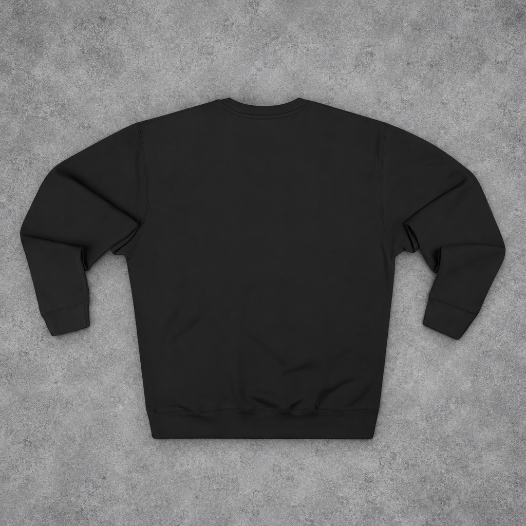 Flaming Guitar Crewneck Sweatshirt | Fire-Graphic Music Lover Pullover