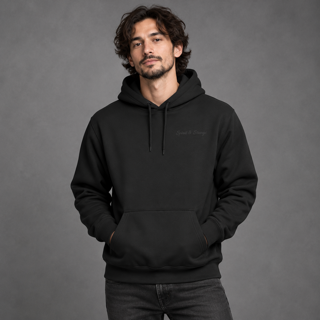 Live Loud Play Loud | Guitar Wings Fleece Hoodie