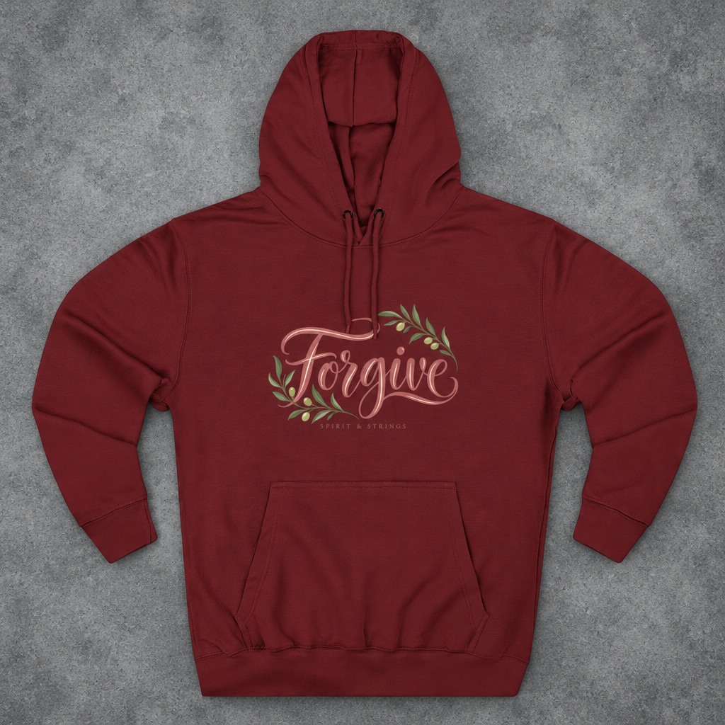 Forgive Floral Fleece Hoodie