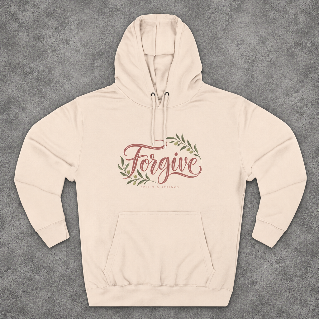 Forgive Floral Fleece Hoodie