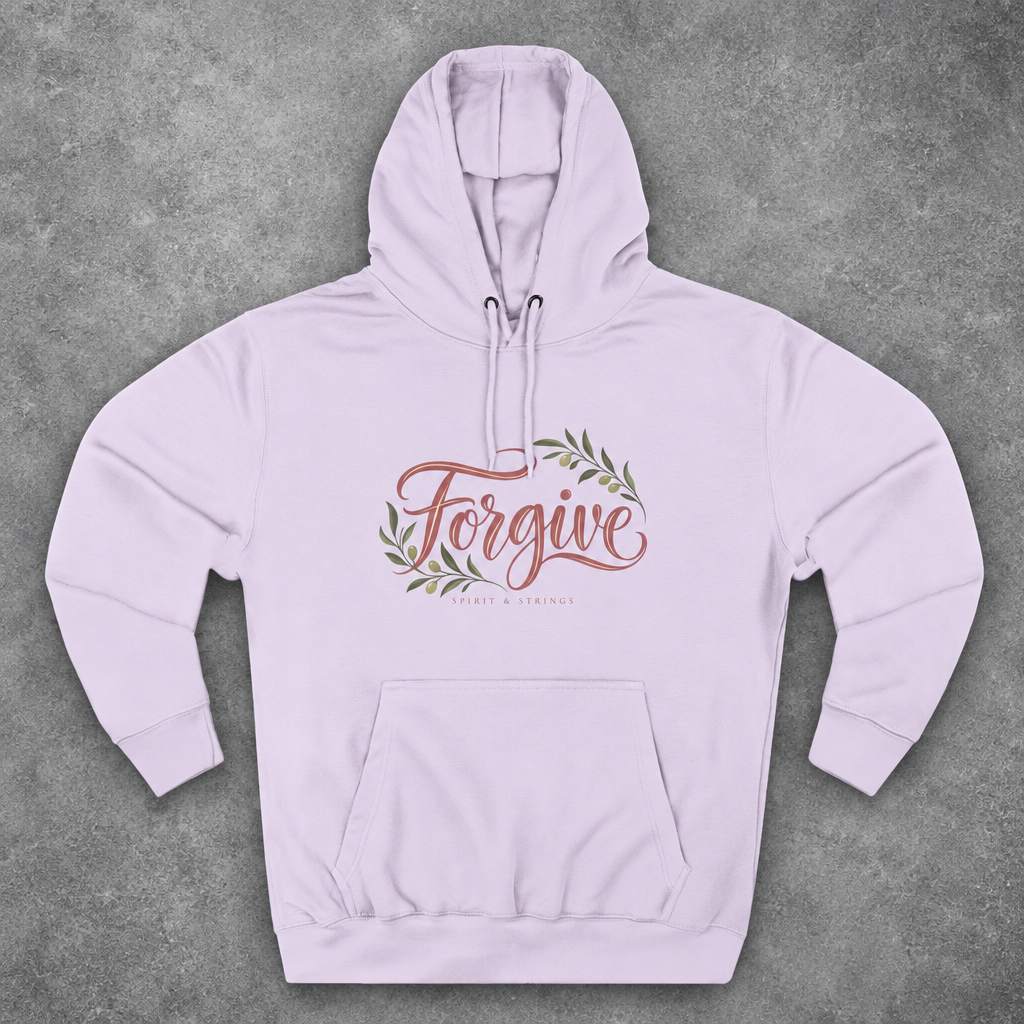 Forgive Floral Fleece Hoodie