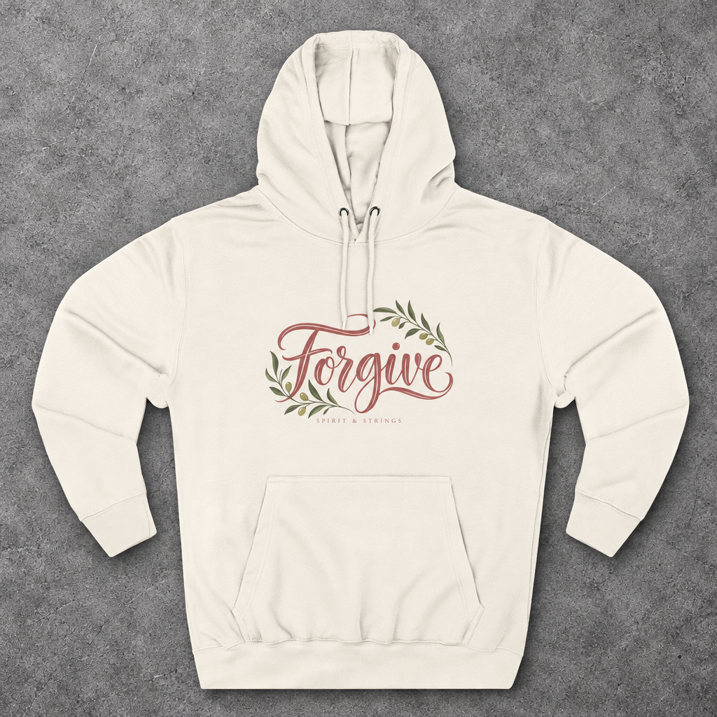 Forgive Floral Fleece Hoodie