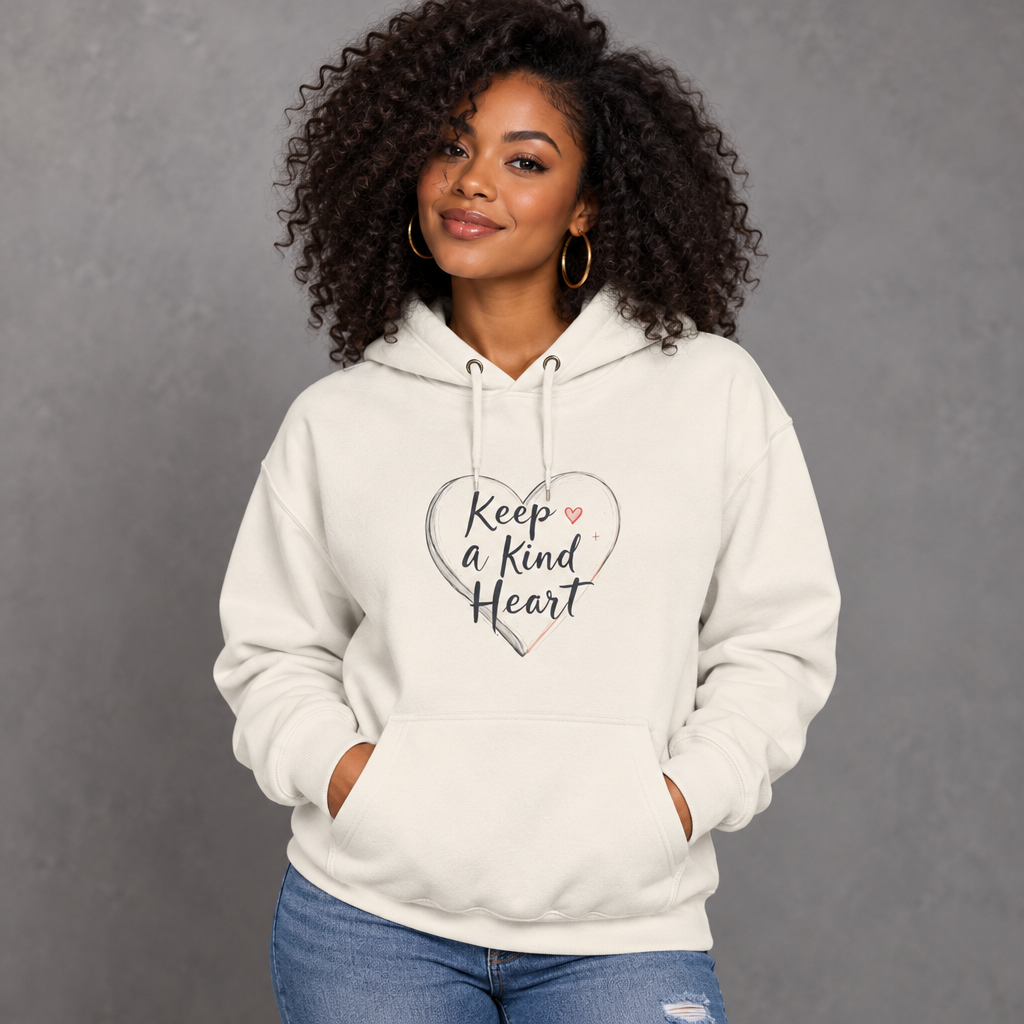 Keep a Kind Heart Hoodie | Inspirational Heart Graphic Sweatshirt