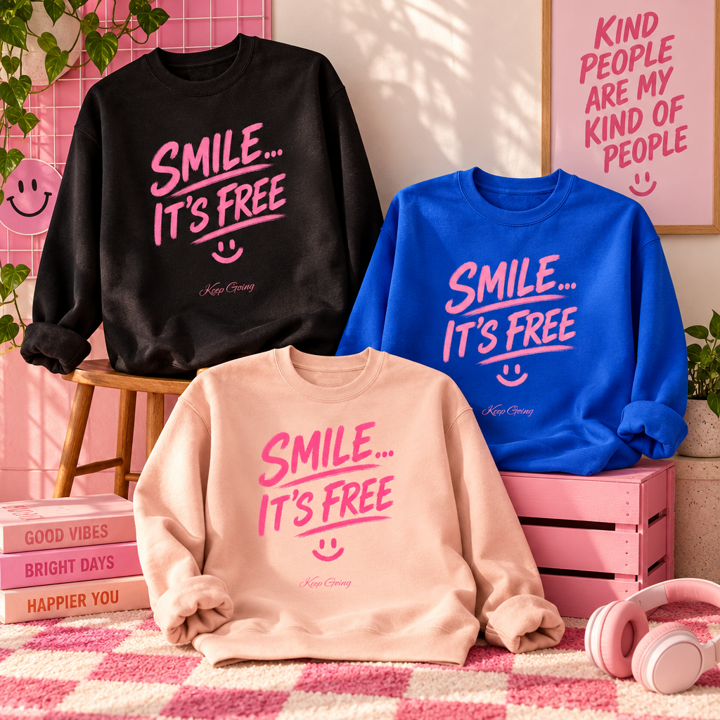Smile... It's Free Sweatshirt
