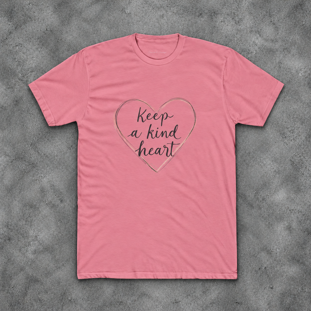Keep A Kind Heart | Inspirational Cotton Crew T-Shirt