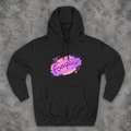 Forgive Script Hoodie | Pastel Brushstroke Graphic Pullover
