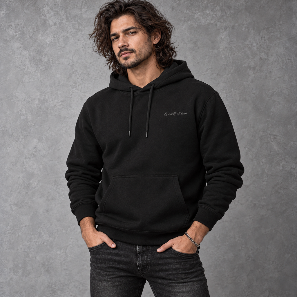 Music Wings Hoodie | "Let Your Soul Make Music" Inspirational Graphic Hoodie