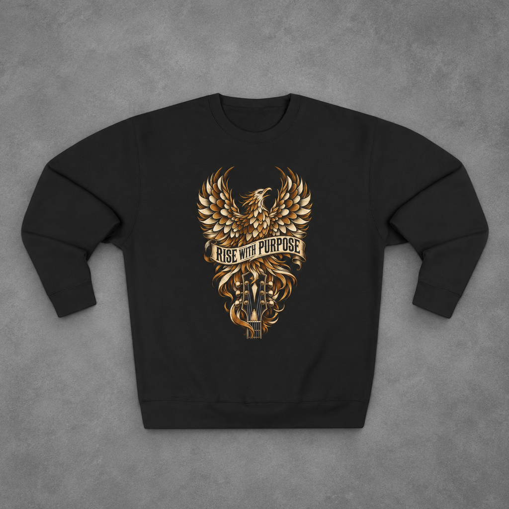 Rise With Purpose Phoenix Guitar Sweatshirt