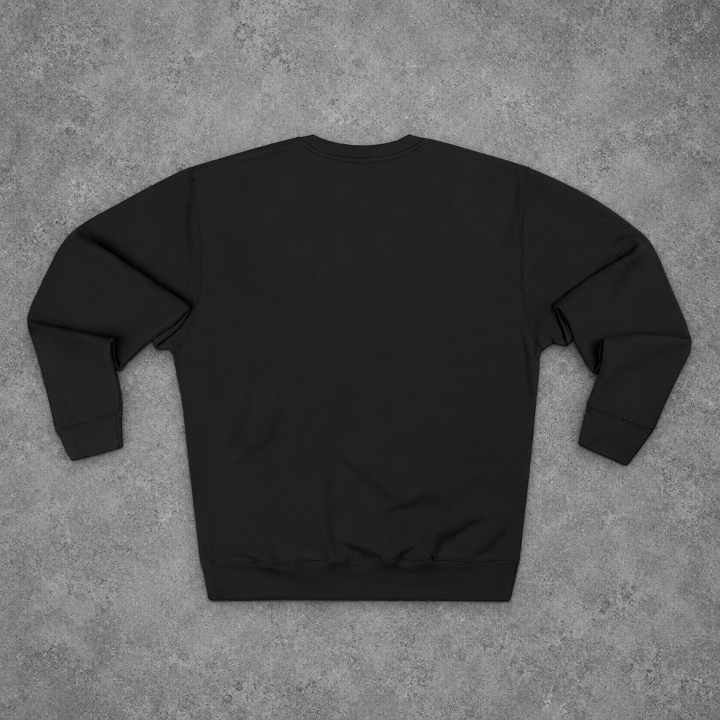 Rock Guitarist Crewneck Sweatshirt | Vintage Kneeling Guitar Player Design