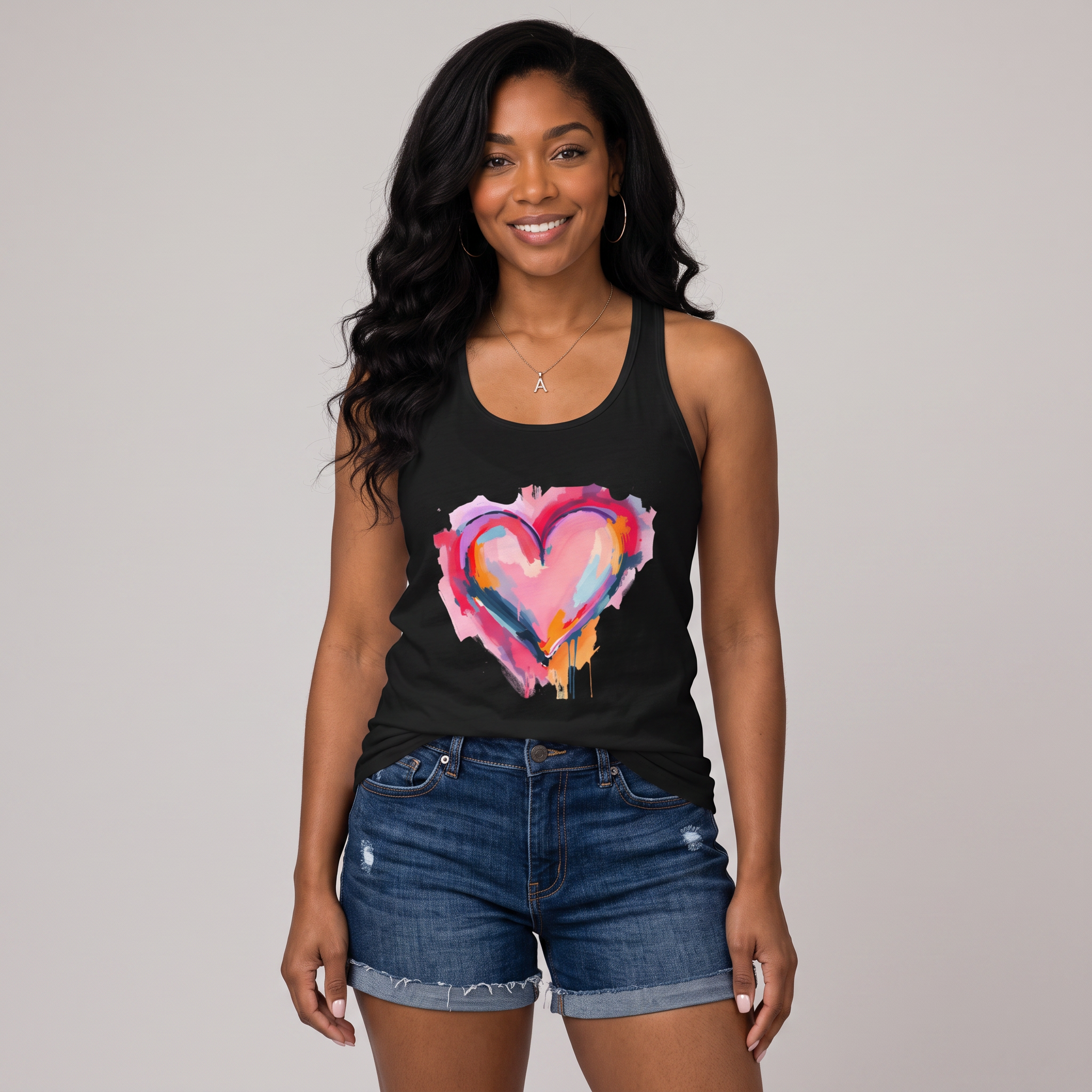 Painted Heart | Women's Racerback Tank