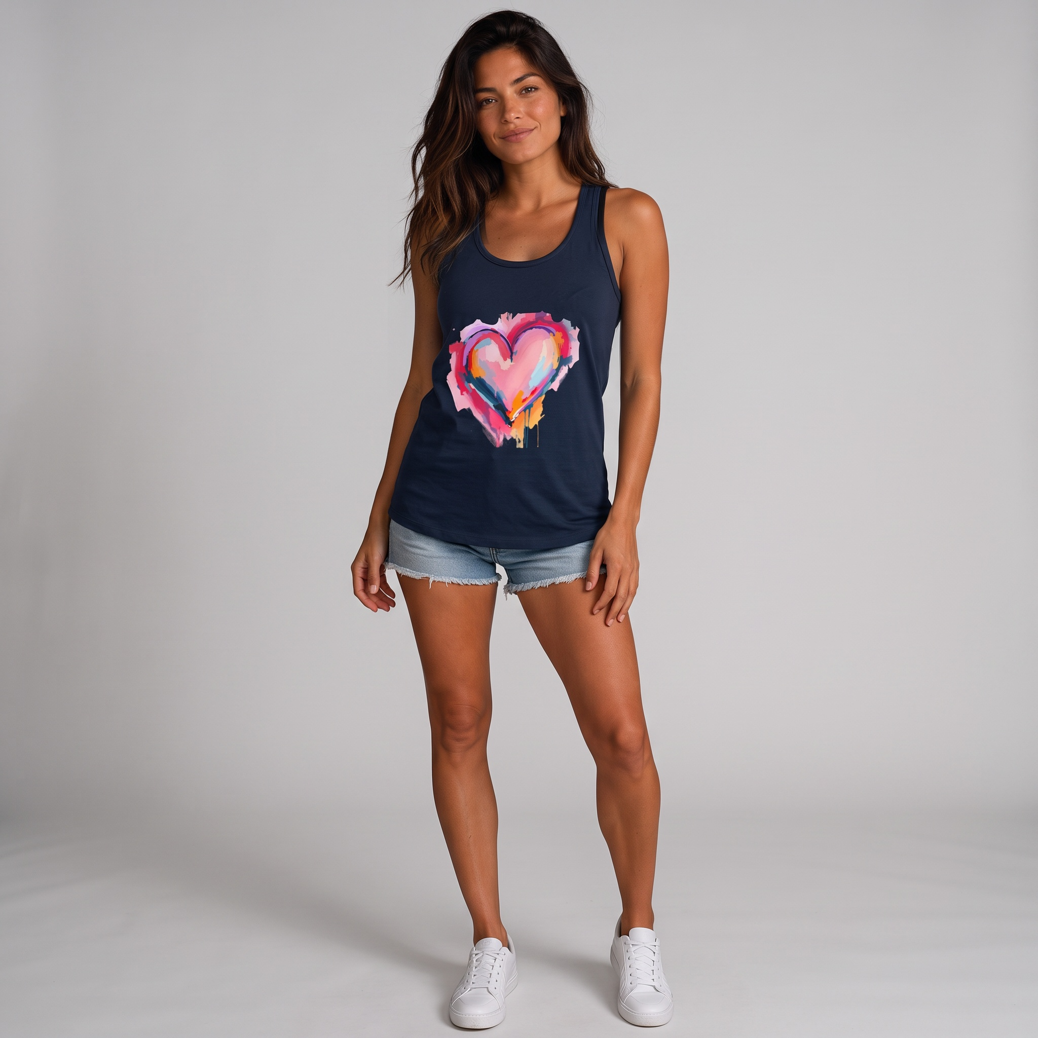 Painted Heart | Women's Racerback Tank