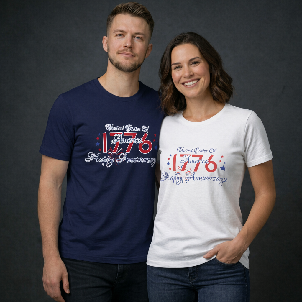 1776 USA Anniversary T-Shirt — Patriotic Independence Day Tee