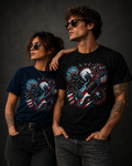 Patriotic Eagle Guitar Tee Independence Day 4th of July