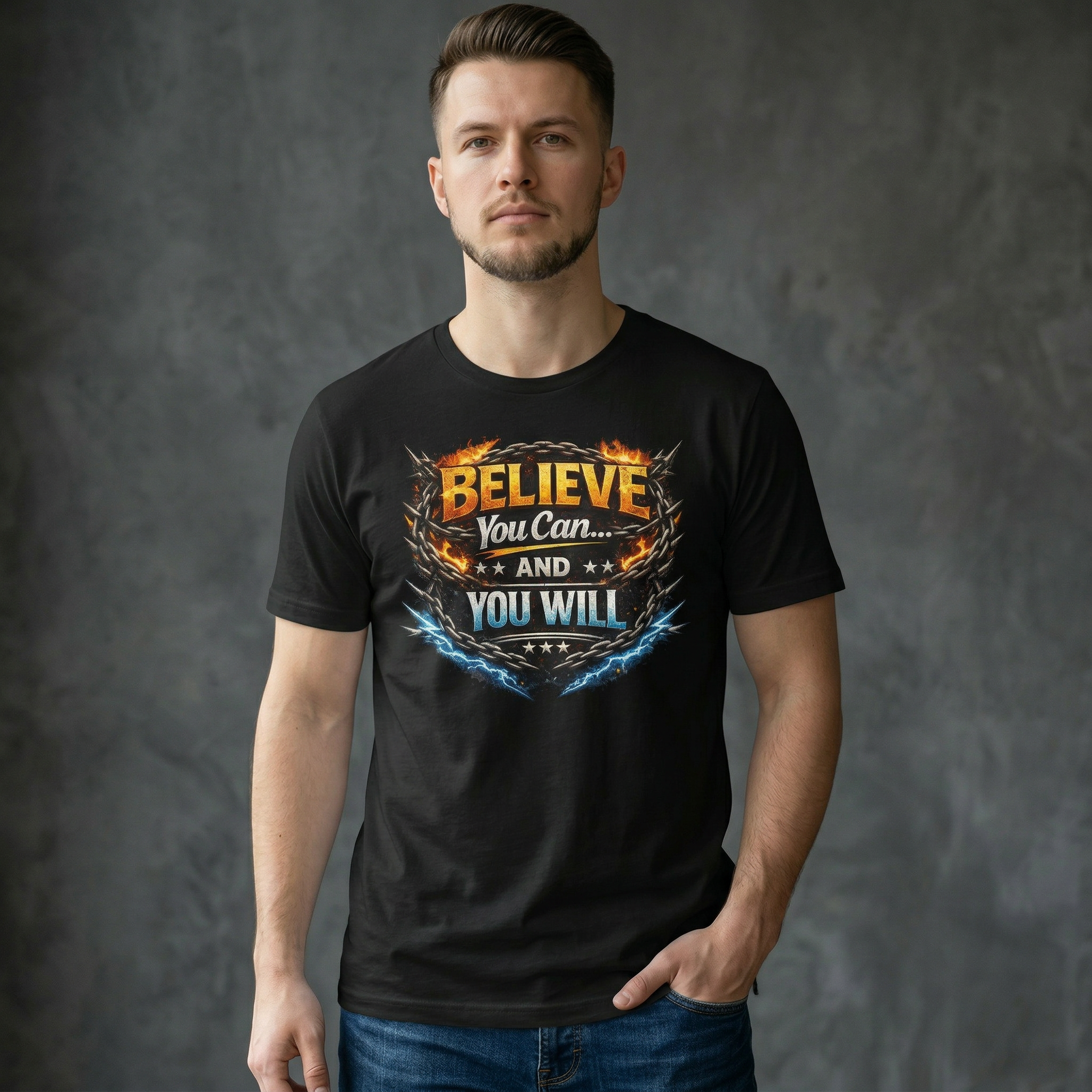 Believe You Can and You Will T‑Shirt — Motivational Graphic Tee