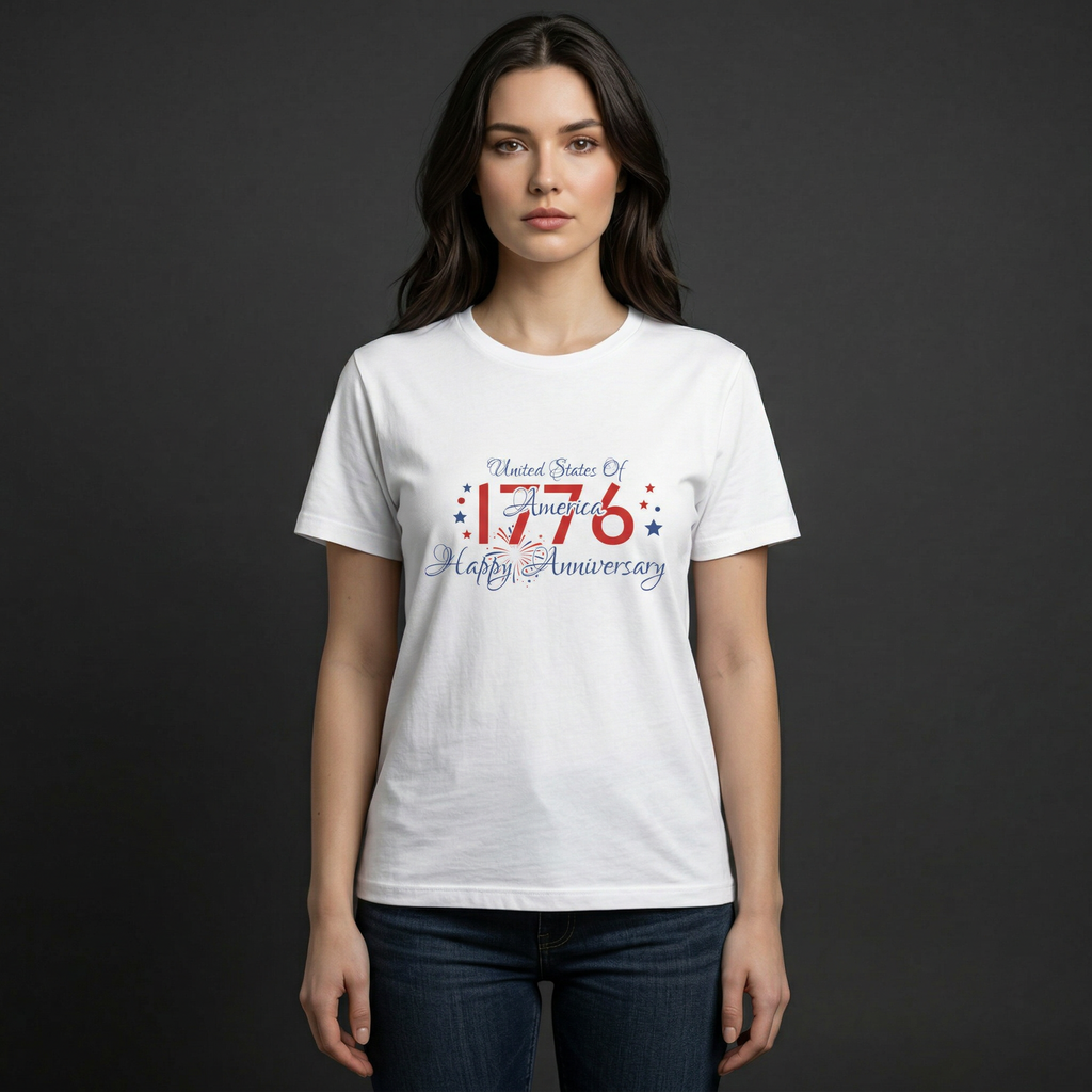 1776 USA Anniversary T-Shirt — Patriotic Independence Day Tee