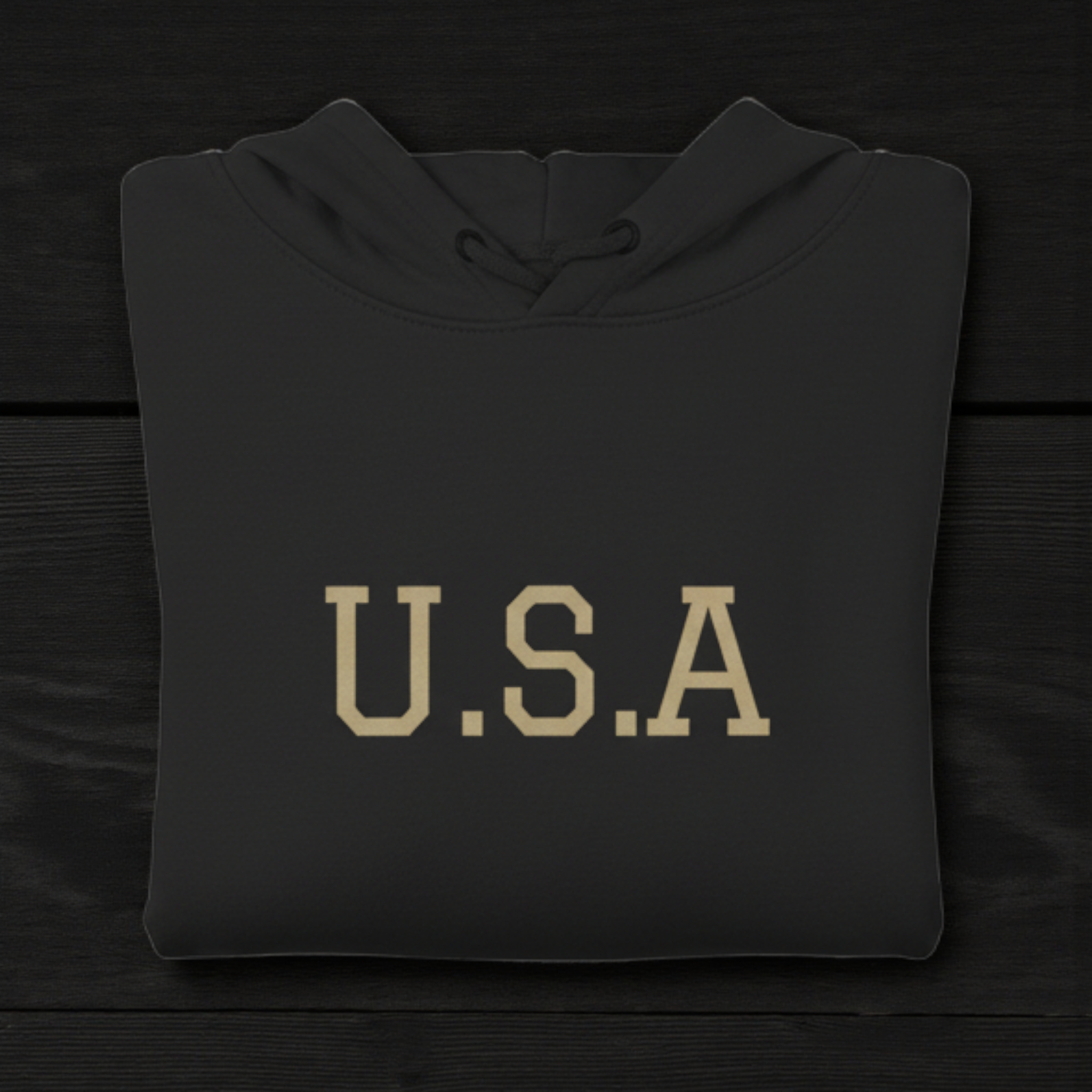 USA Eagle Hoodie — Patriotic Bald Eagle Graphic Fleece Pullover