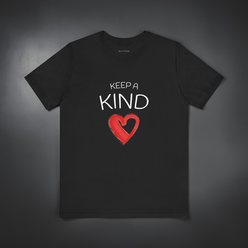 Keep A Kind red heart T-Shirt | Kindness Graphic Tee