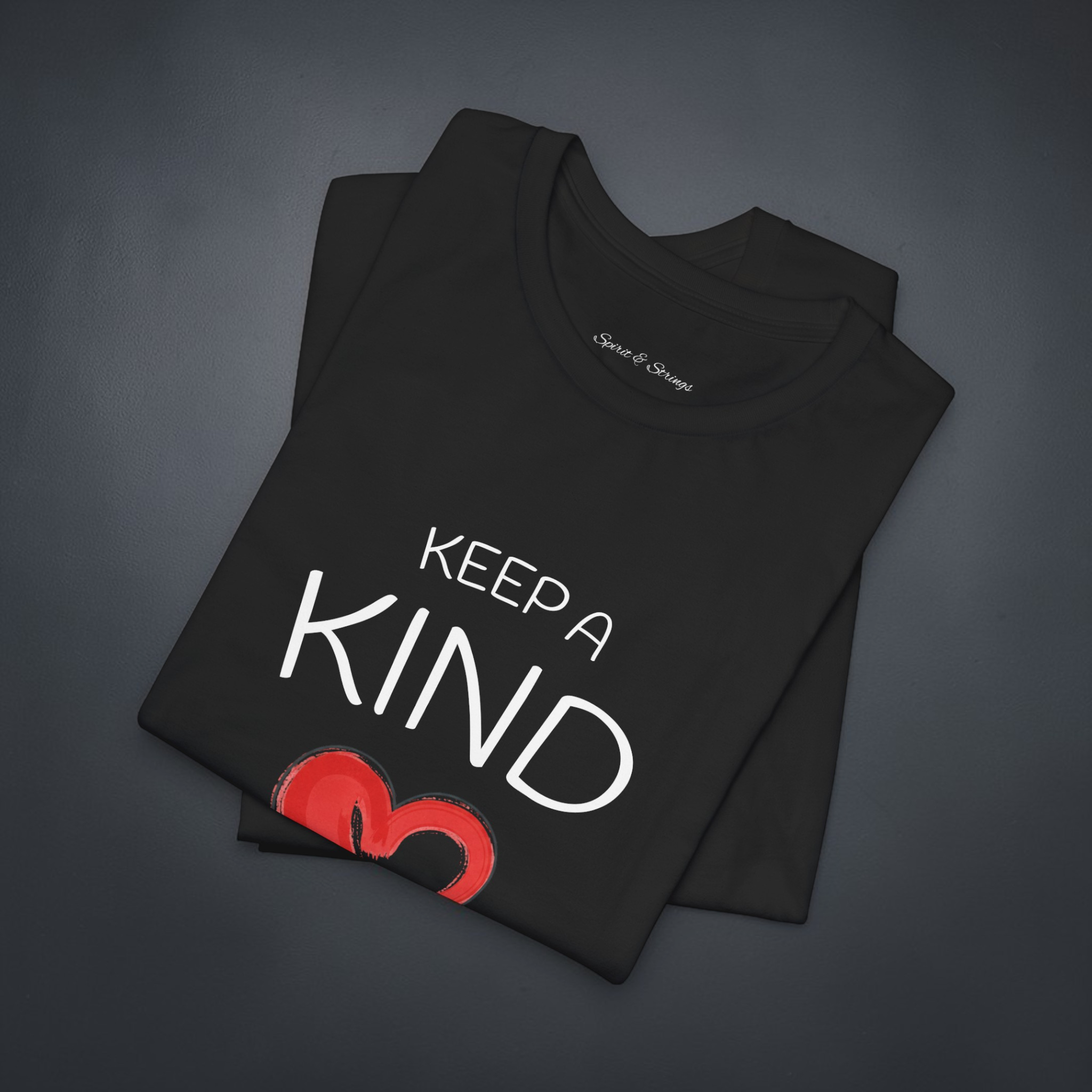 Keep A Kind red heart T-Shirt | Kindness Graphic Tee