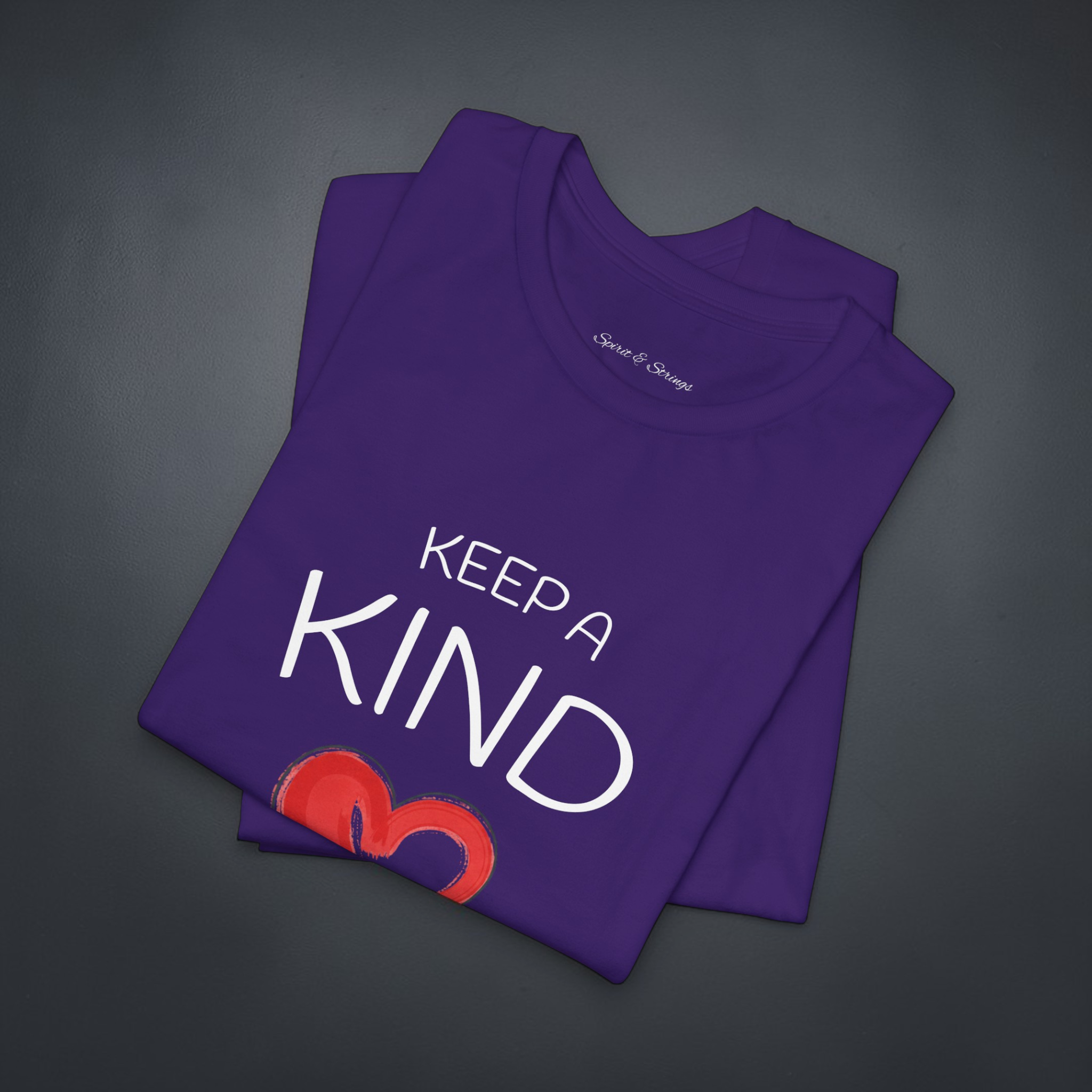 Keep A Kind red heart T-Shirt | Kindness Graphic Tee