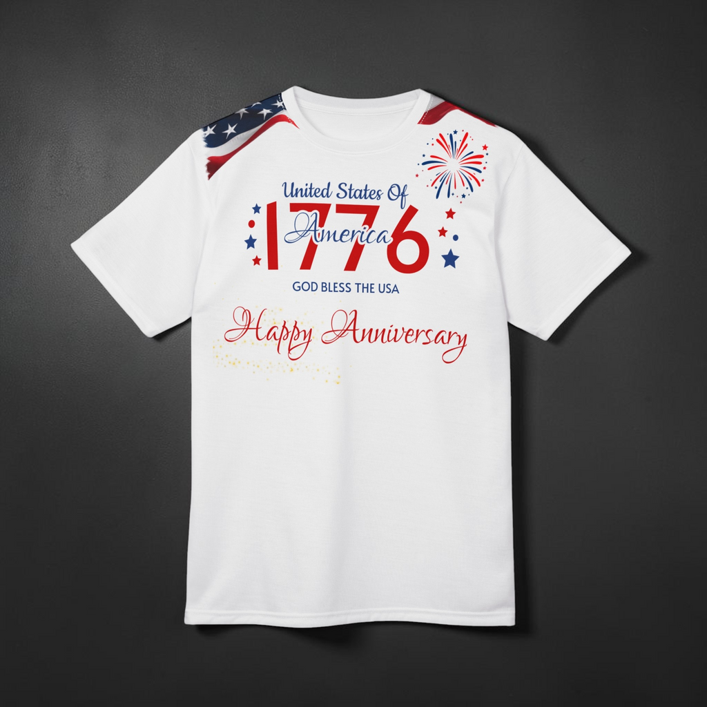 USA 1776 "Happy Anniversary" Tee