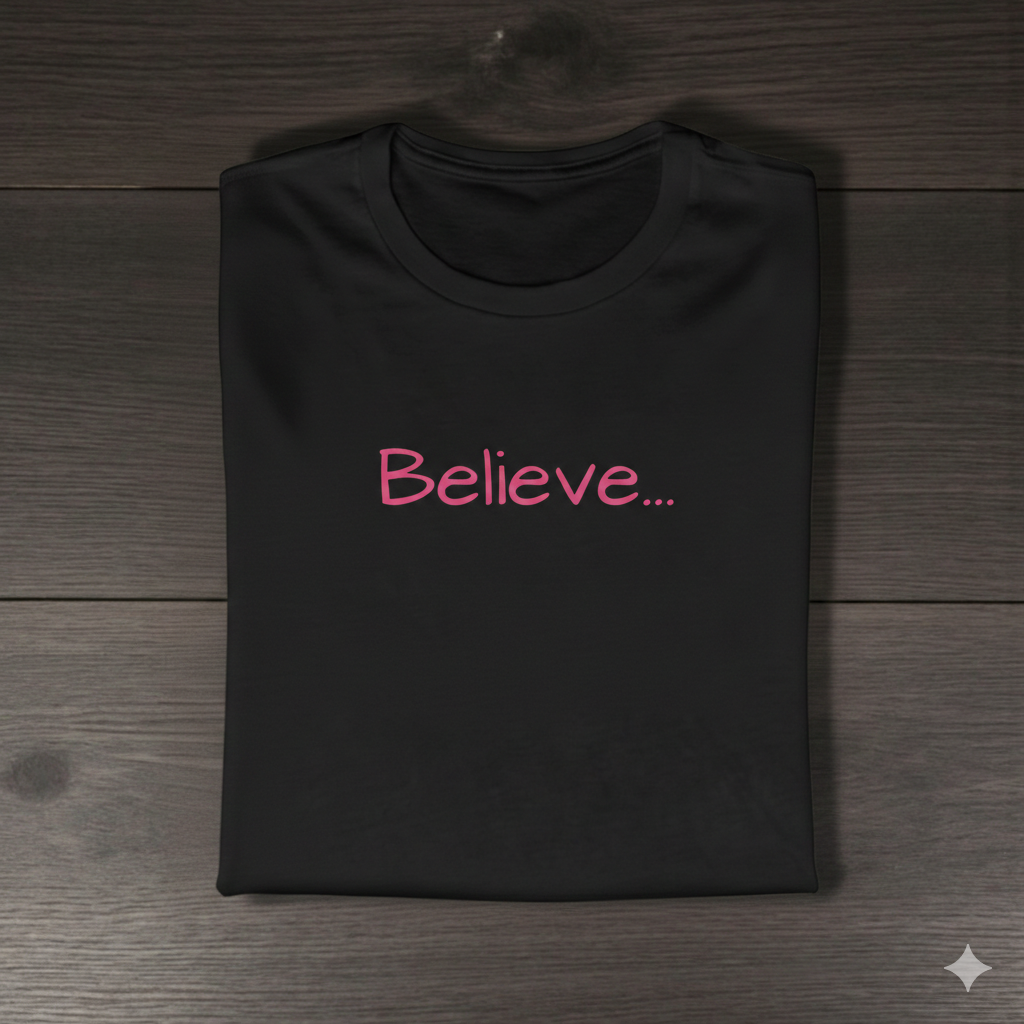 Believe... Women's Tee — Slim Fit