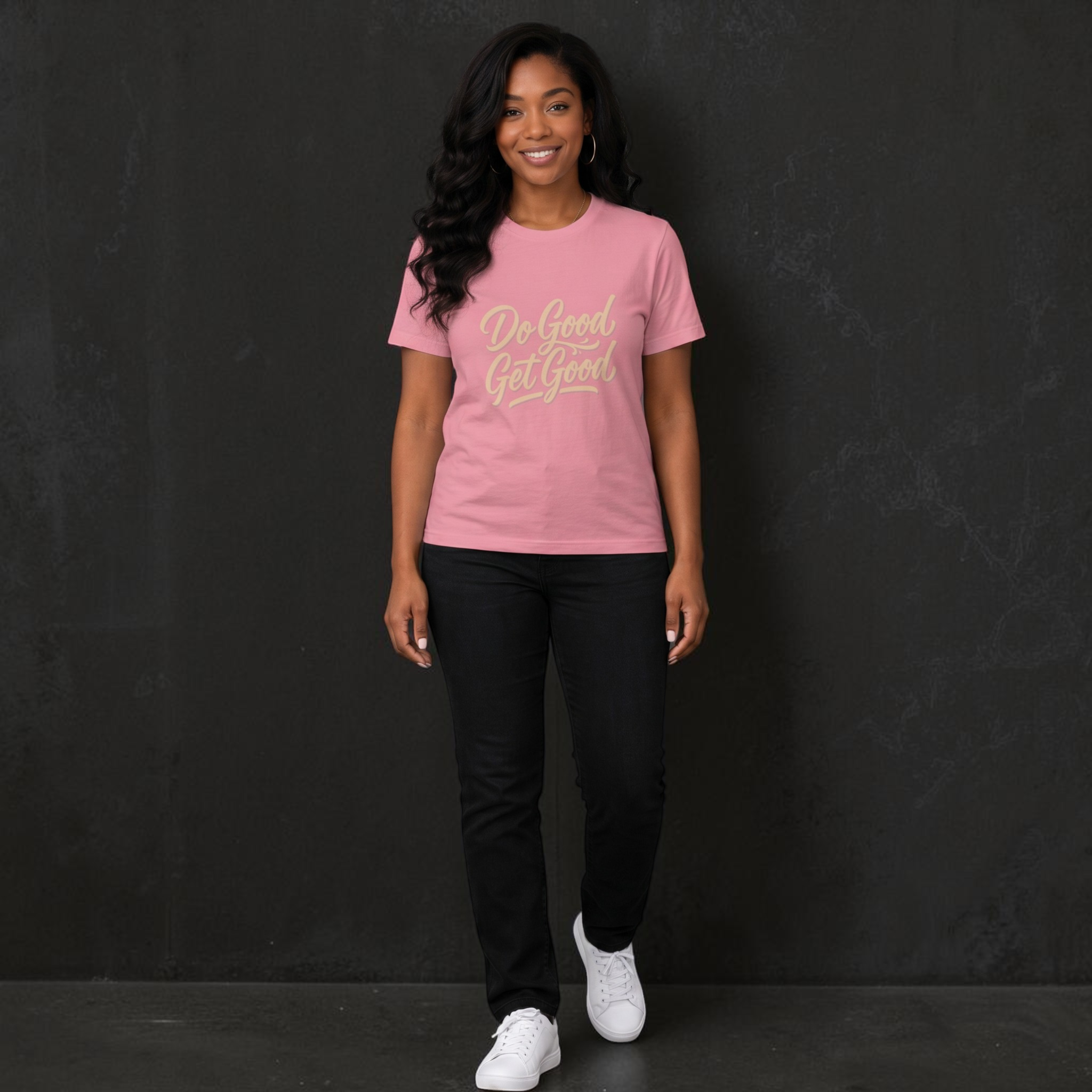 Do Good Get Good Tee | Inspirational Cotton Crew T-Shirt