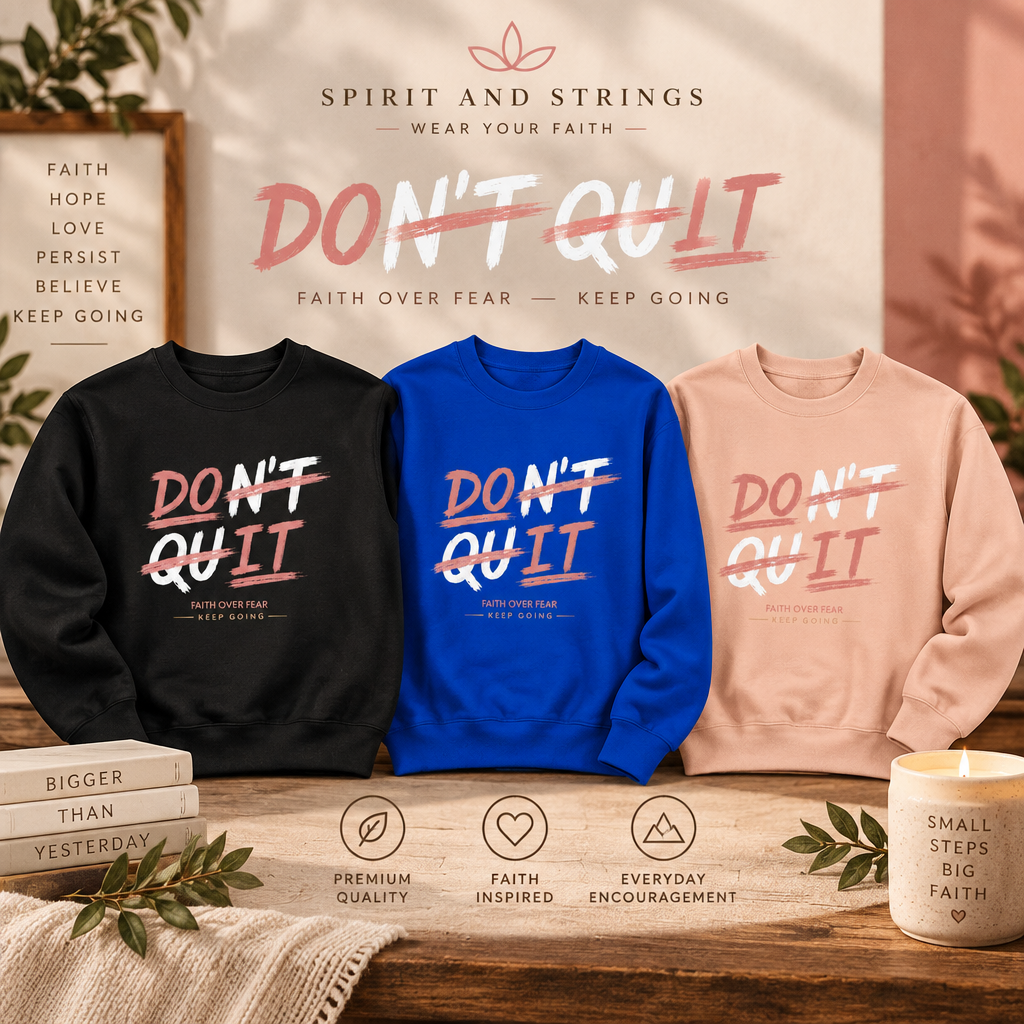 Don't Quit / Do it Sweatshirt