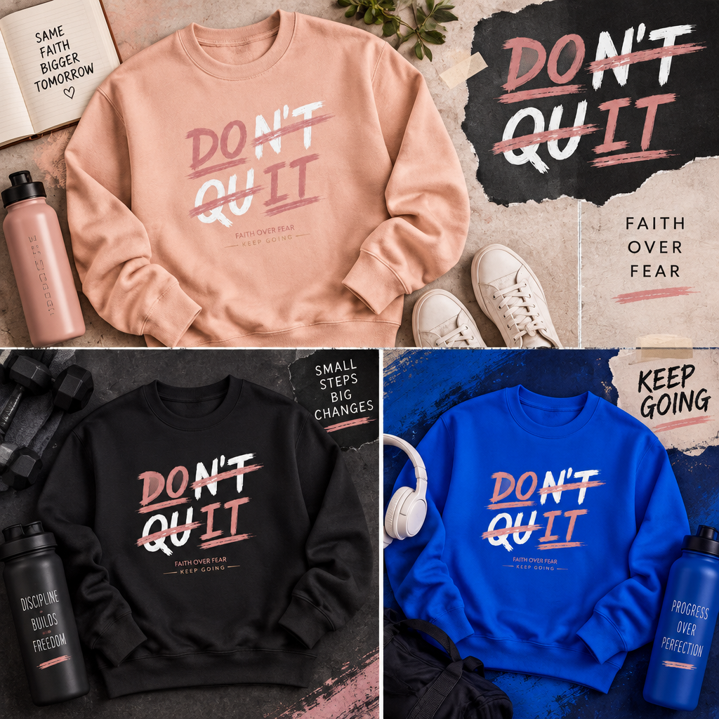 Don't Quit / Do it Sweatshirt