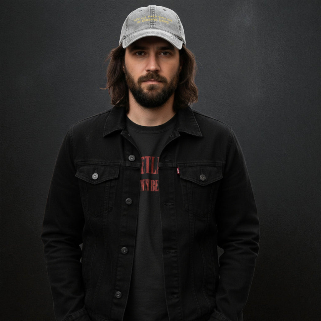 "Let all that you do be done in love" Embroidered Vintage Cap — Distressed Motivational Hat