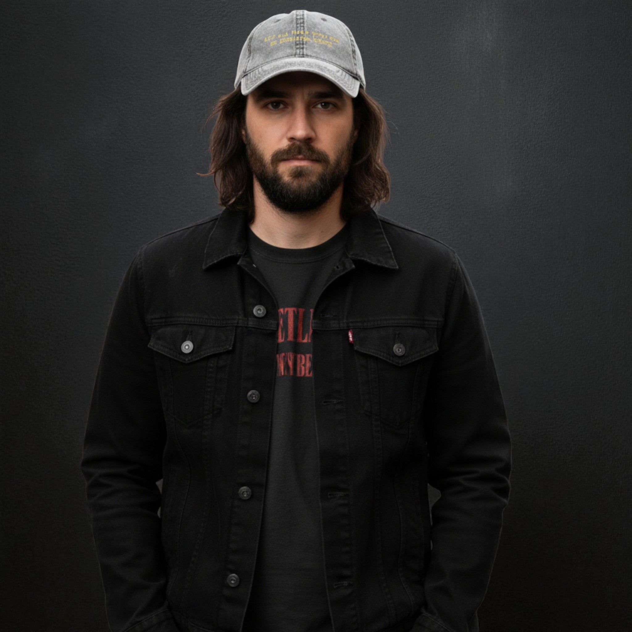 "Let all that you do be done in love" Embroidered Vintage Cap — Distressed Motivational Hat