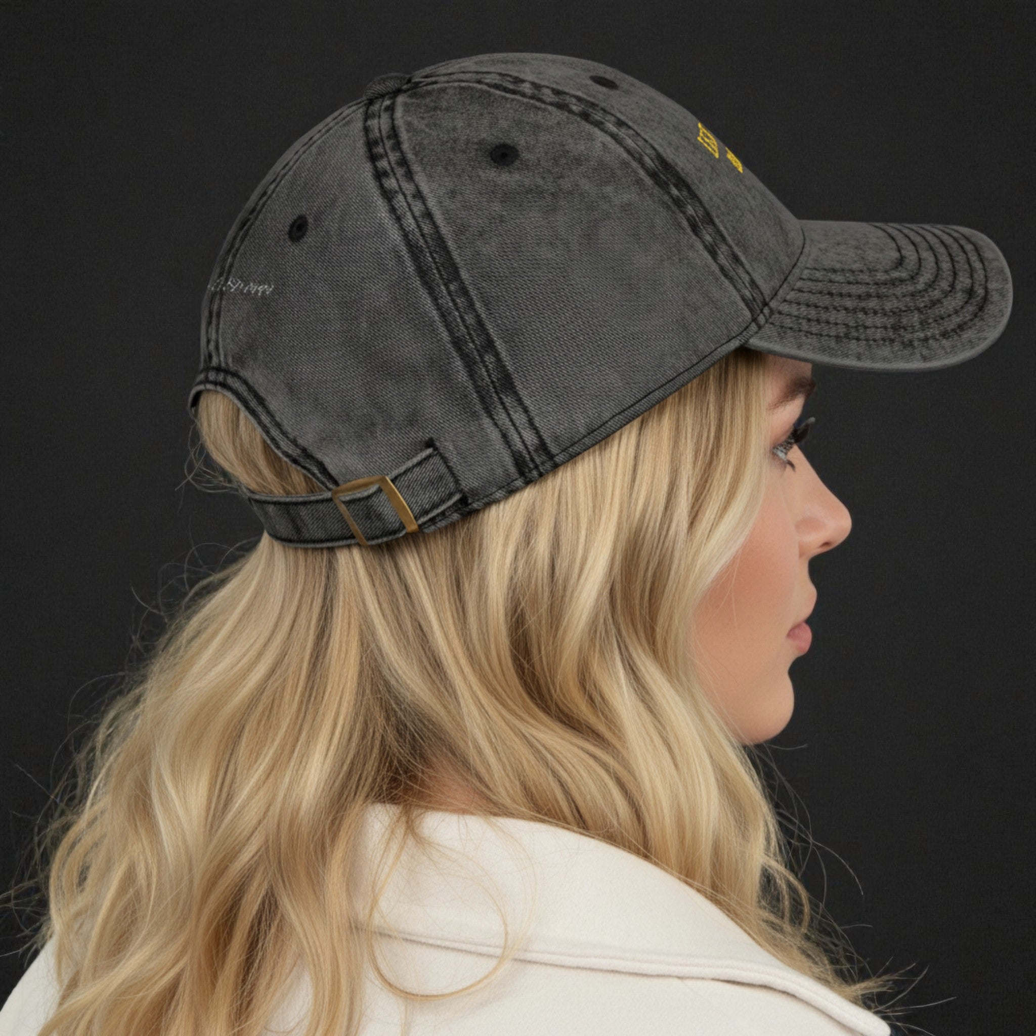 "Let all that you do be done in love" Embroidered Vintage Cap — Distressed Motivational Hat