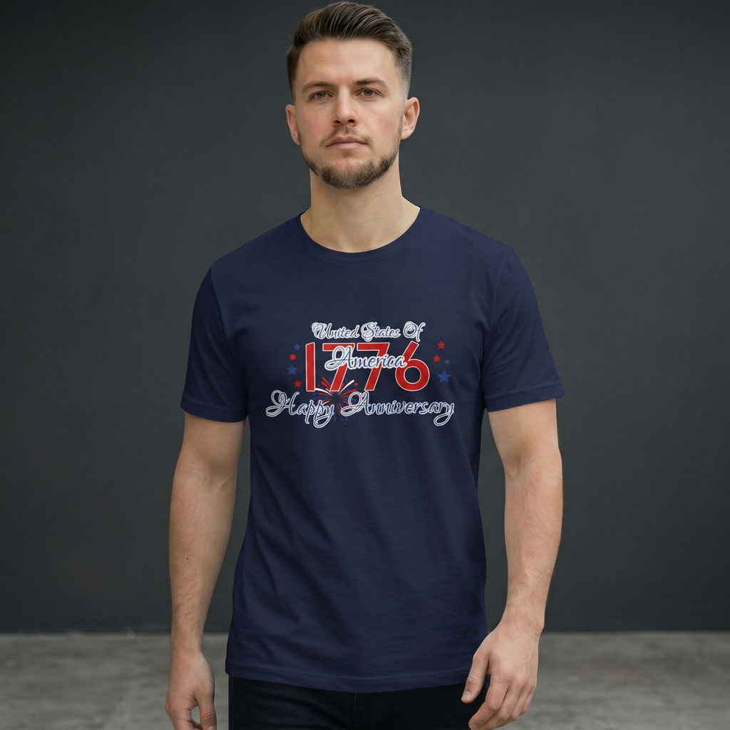 1776 USA Anniversary T-Shirt — Patriotic Independence Day Tee