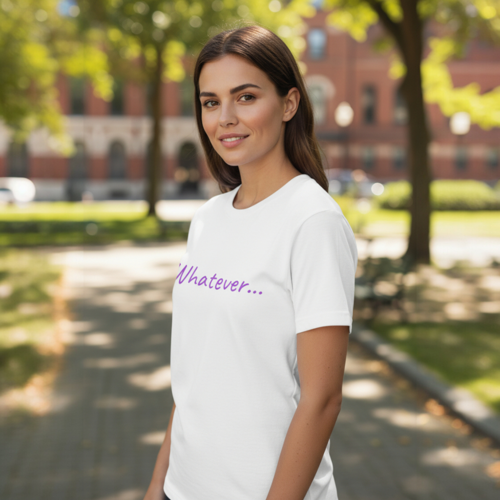 Whatever... T-Shirt — Minimalist Casual Graphic Tee