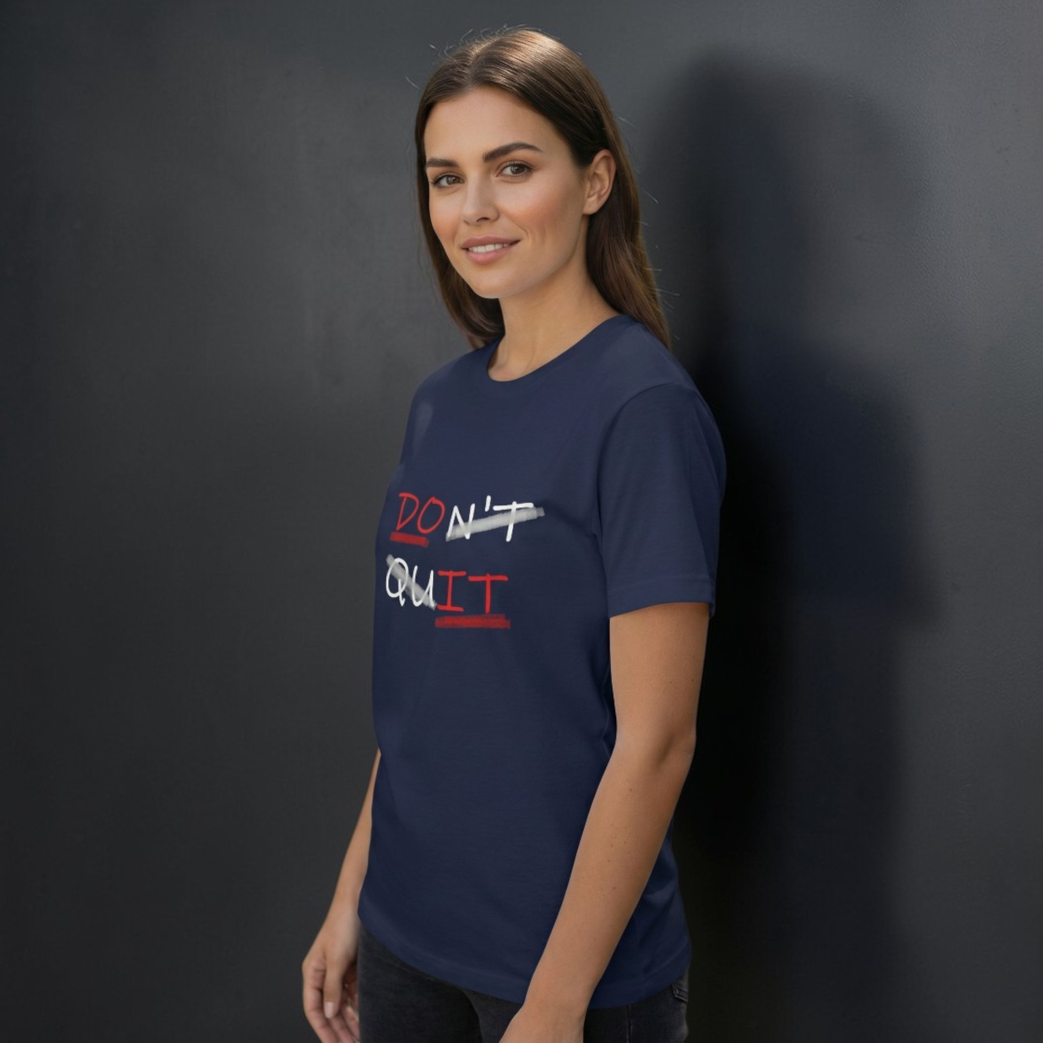 Don’t Quit Motivational Tee — 'DON'T / QUIT' Graphic T-Shirt