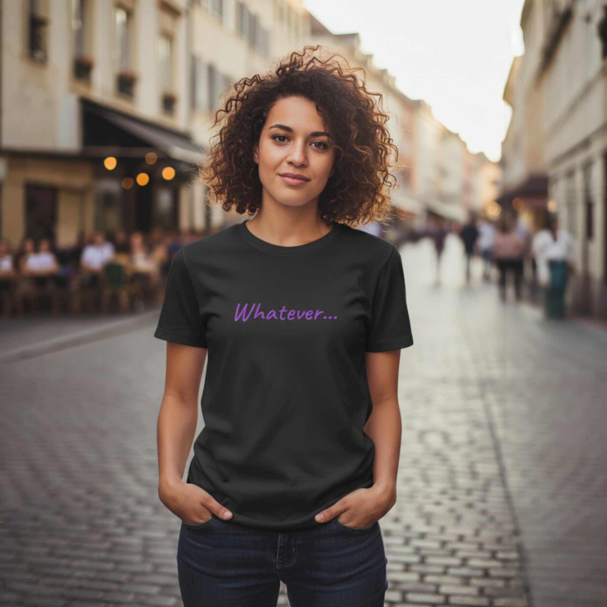 Whatever... T-Shirt — Minimalist Casual Graphic Tee