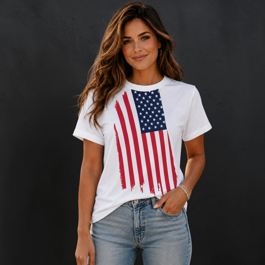 American Flag Tee