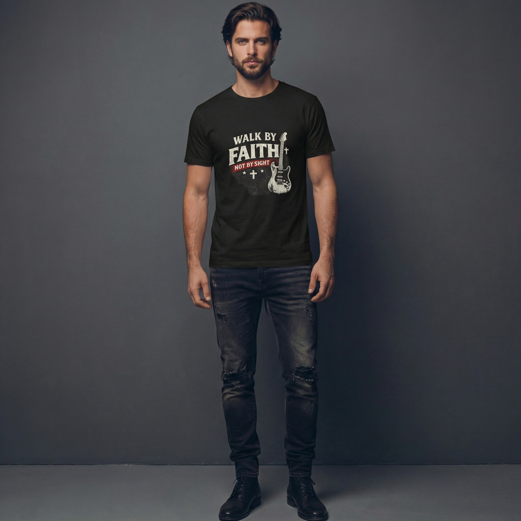 Walk by Faith Not by Sight - Men's Tee